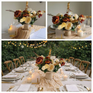 Autumn Elegance centerpieces