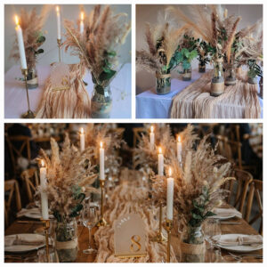 Whispering Pampas Centerpiece